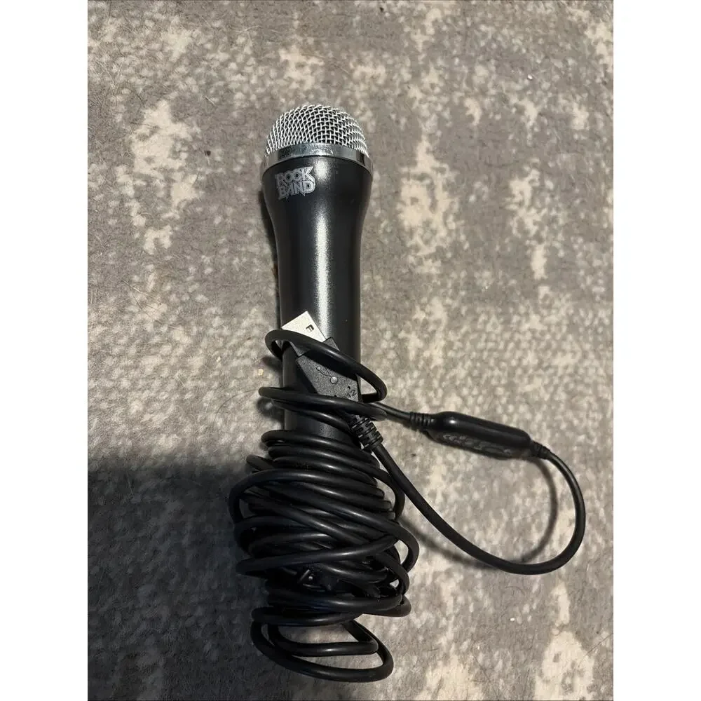 Rock Band Logitech USB Wired Microphone Model E-UR20 Xbox 360 PS2 PS3 Wii WORKS